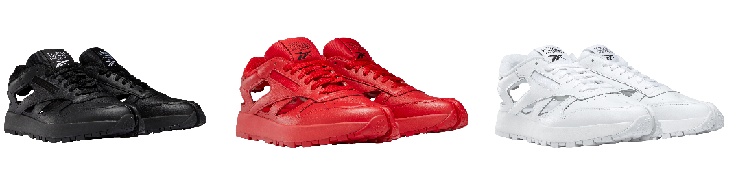 Reebok 锐步与Maison Margiela再度携手 推出Classic Leather Tabi Décortiqué Low 皮革运动鞋
