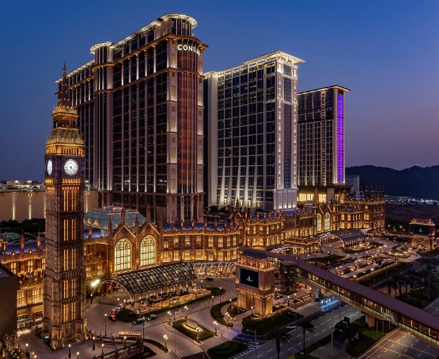 澳门伦敦人酒店于2023悦游金榜Gold List 荣登“中国酒店Top 10“榜单