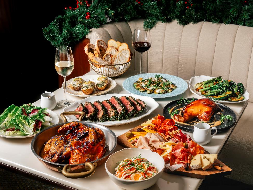 A table full of food AI-generated content may be incorrect.