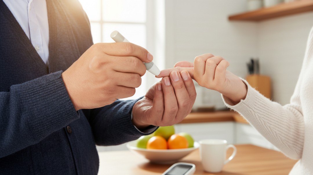 1、传统扎手指测血糖