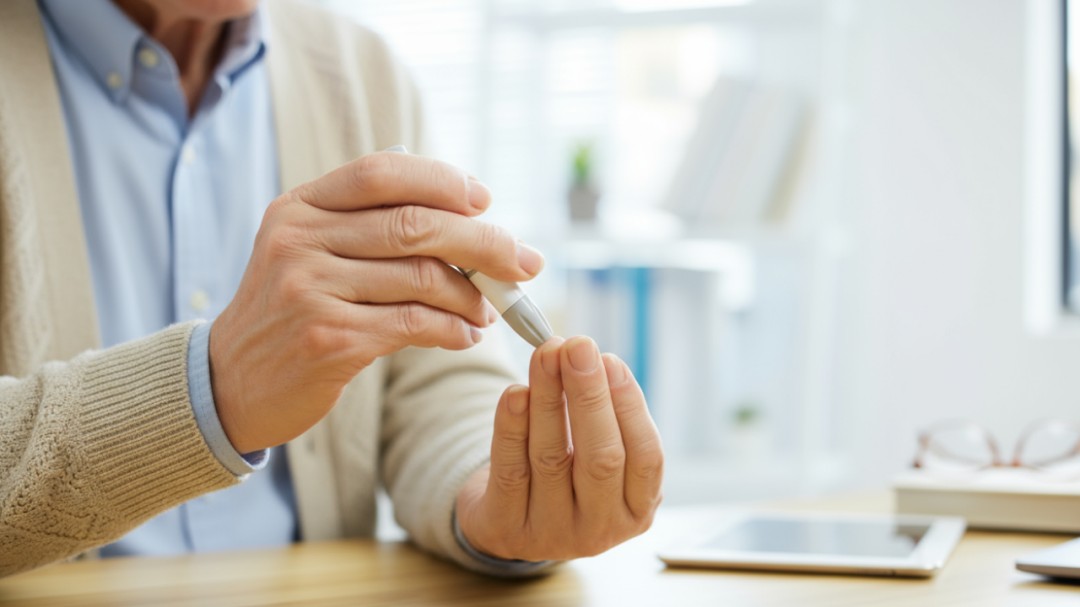 3、扎手指测血糖