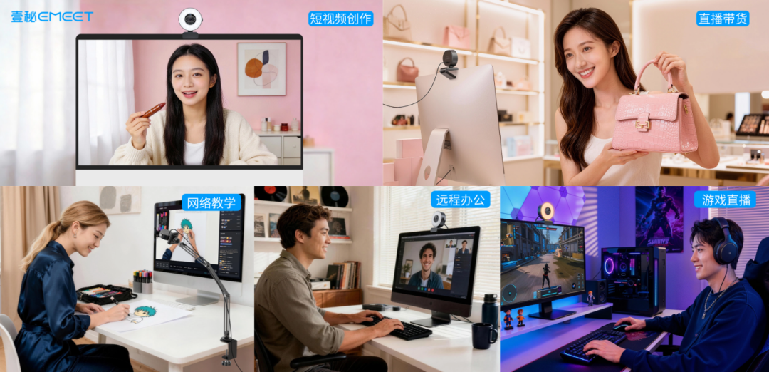 EMEET S600L重磅发布，1/2英寸大底+集成补光灯，引领4K摄像头发展