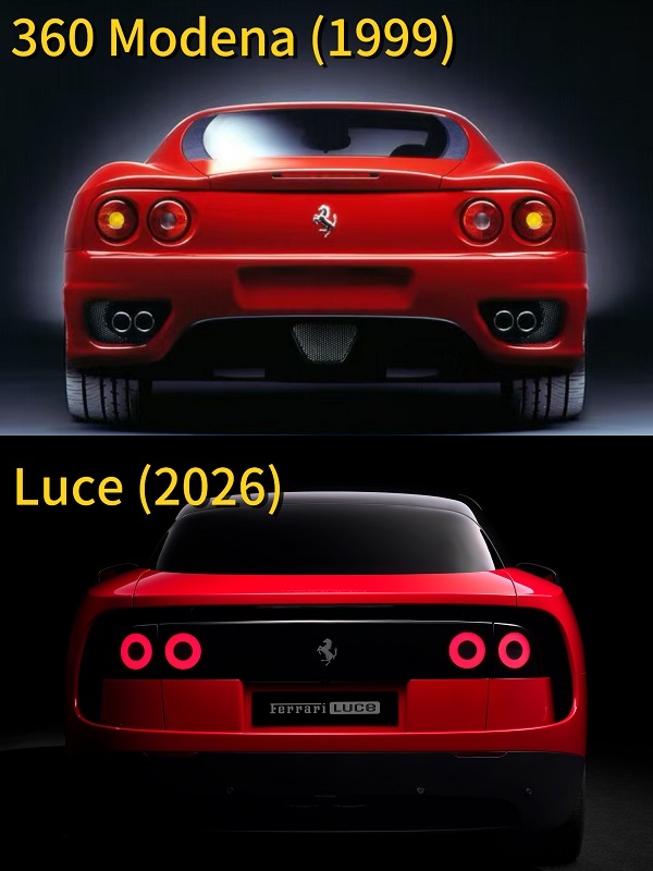法拉利Luce以经典元素链接过去与未来